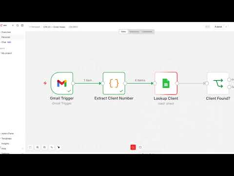 Client Document Intake via Email