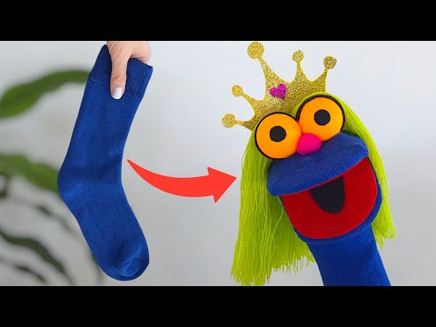 Easiest and Shortest Way to Make a Puppet | Making a Sock Puppet