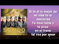 NOMÁS ESTE REY (LETRA)