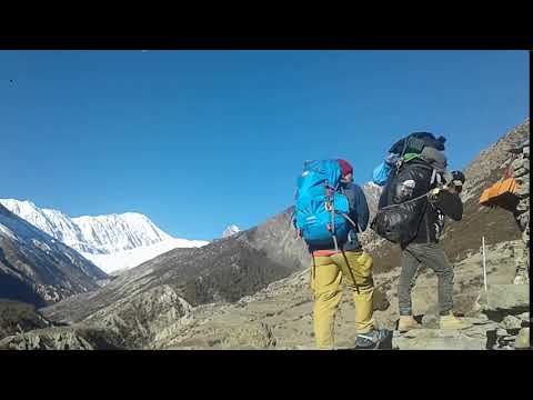 It is a video of Chulu west during the trekking tour