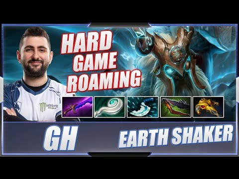 GH - Earthshaker | GH GOD ROAMING EARTHSHAKER | New Pro Immortal MMR Dota 2 Gameplay | Dota Beast