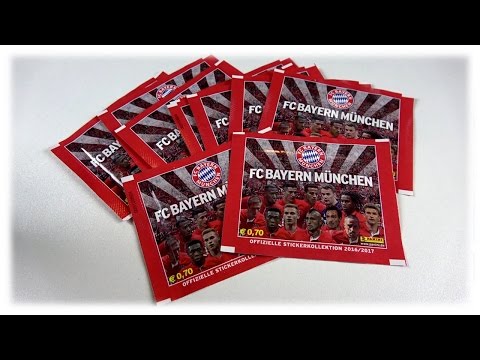 FC BAYERN MÜNCHEN STICKER 16/17 UNBOXING