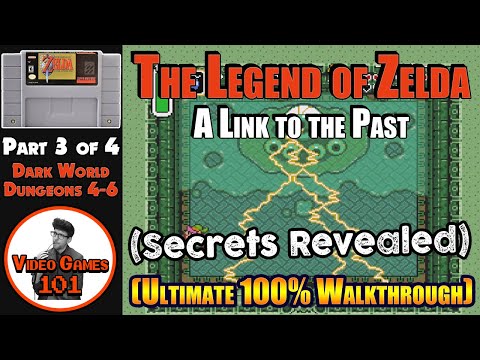 A Link to the Past Walkthrough | Part 3 of 4 (Dungeons 3, 5, and 6) | 100% Guide | Video Games 101