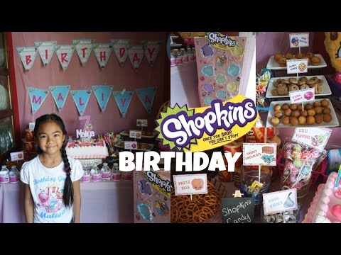 SHOPKINS BIRTHDAY PARTY VLOG | TeamYniguezVlogs #179b | MommyTipsByCole Video