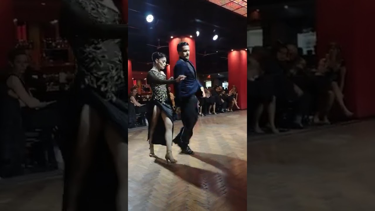 Daniela Bravo y Lucas Guevara en CantéPri Milonga, 29/08/2022