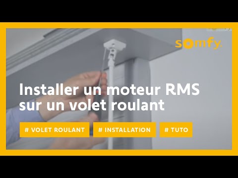 comment demonter moteur somfy