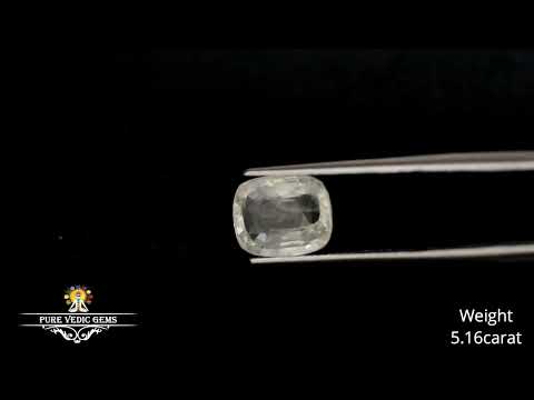 White Sapphire 5.16ct. (Luxury) video