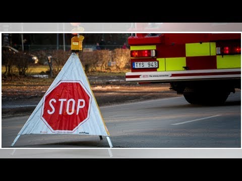 Stopp på E22 vid Rockneby efter olycka