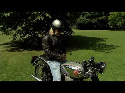 Kick-starting a BSA Gold star