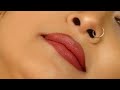 Actress Nisha Sarangh Lips And Face Closeup
