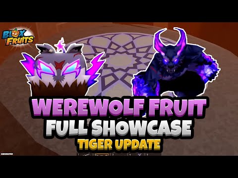 NEW Werewolf Fruit Mutation (FULL SHOWCASE) (Blox Fruits Tiger Update)