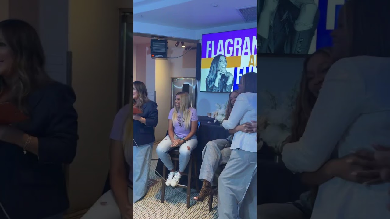 Sheryl Swoopes, the first ever WNBA signing, joins Cari and Jemele on stage 🔥