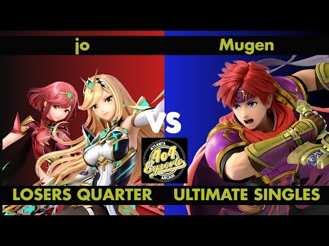 SSBU - 4o4 Smash Night 28 - EVC| jo (Mythra, Pyra) vs Mugen (Roy) - Losers Quarter-Final