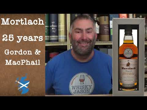 Mortlach 25 Jahre Gordon & MacPhail Distillery Labels mit 46% Single Malt Verkostung von WhiskyJason