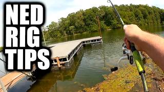 How To Fish For Bass With a NED Rig From The Bank (The Easy Way)