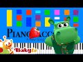 BabyTV Baby Farmer Strawberries Slow EASY Medium 4K Piano Tutorial