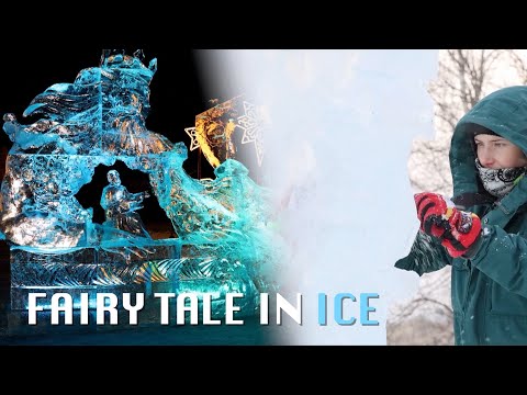 See them before they melt! Russian People rush to see a stunning ice sculpture festival