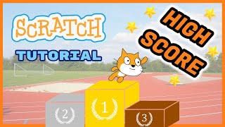 How to make a HIGH SCORE SYSTEM | Save best score in the cloud | World record - Scratch 3.0 Tutorial