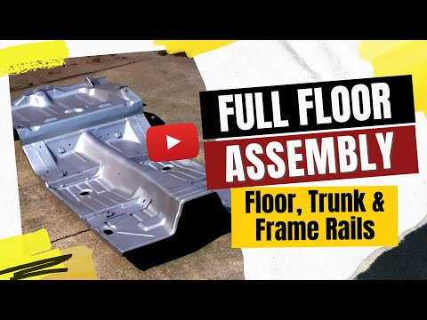 HOW TO Install Floor Pans in a Car! Full Floor, Trunk Pan & Frame Rails - Pro Touring Camaro Build