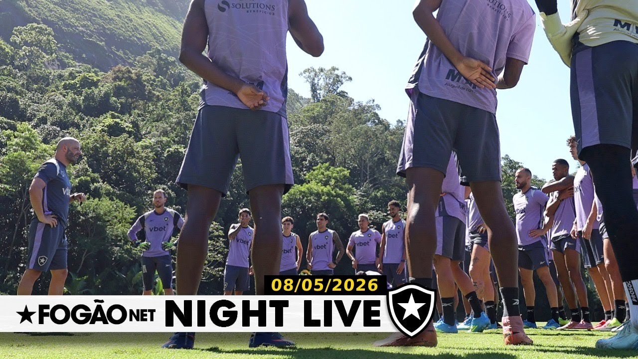 NIGHT LIVE | Botafogo confia em não perder jogadores na Justiça e projeta não ter mais atrasos