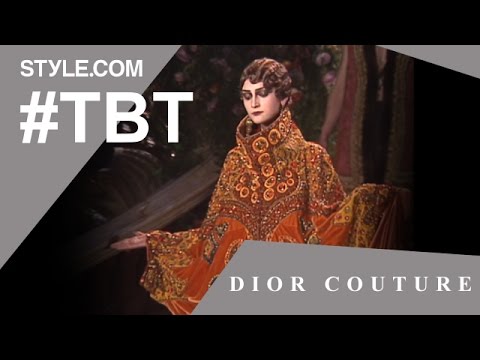John Galliano Stages a Grand Opera for Dior Couture - #TBT with Tim Blanks - Style.com