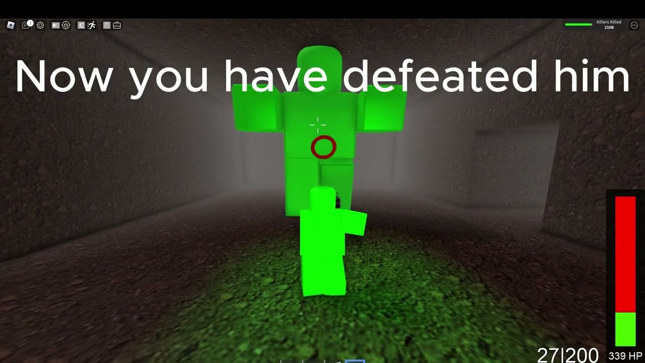 Where to find and kill the giant zombie in Survive and Kill the Killers in Area 51 Roblox