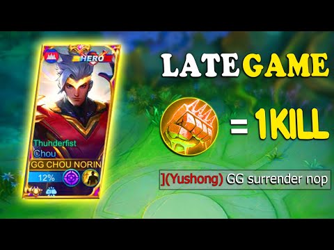 CHOU LATE GAME IS UNSTOPPABLE 🔥