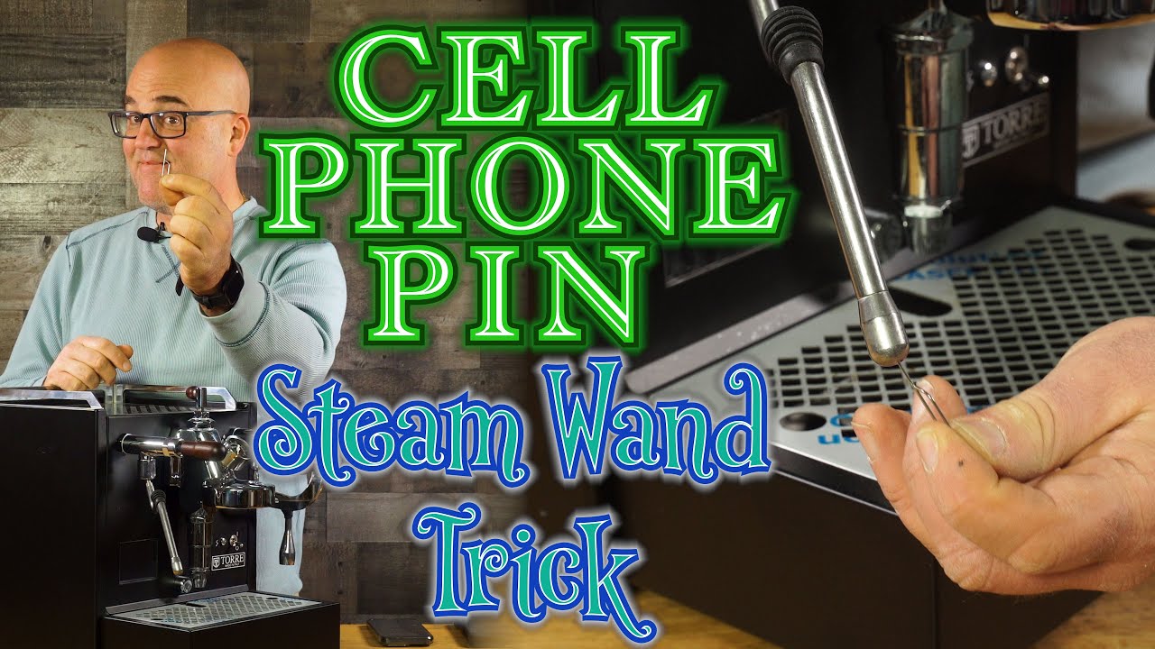 Cell Phone Espresso Machine Steam Wand Trick