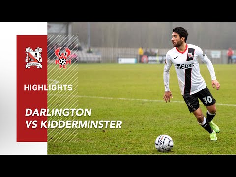 Darlington 0-1 Kidderminster Harriers - National League North - 2021/22
