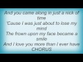 Ray Charles - I Love You More Than I Ever Have Lyrics