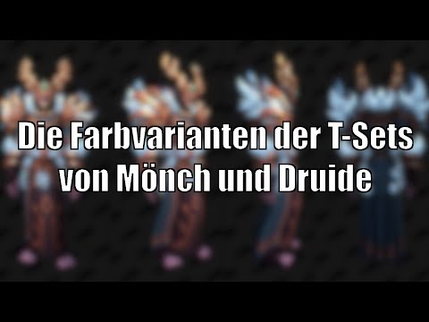Definitiv zwei der besseren Sets! Die Farbvarianten der T-Sets von Mönch und Druide