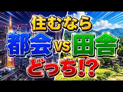 都会と田舎どちらに住むべき？｜生活コスト・人間関係・幸福度から最適解を選ぶ