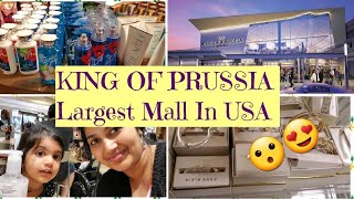 #VLOG# Largest Mall In America || KING OF PRUSSIA || Shruthi Diaries