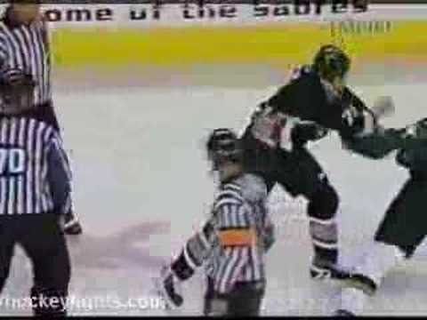 Aaron Downey vs Andrew Peters