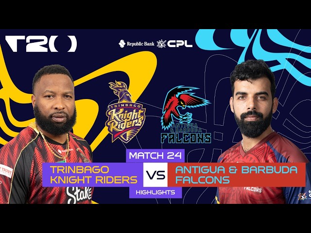 Highlights | Trinbago Knight Riders vs Antigua & Barbuda Falcons | CPL 2026