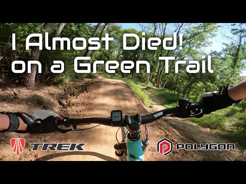 MTB - High Bridge Flow Trails NJ - Green Trail - Trek Marlin 5 and Polygon Siskiu T7