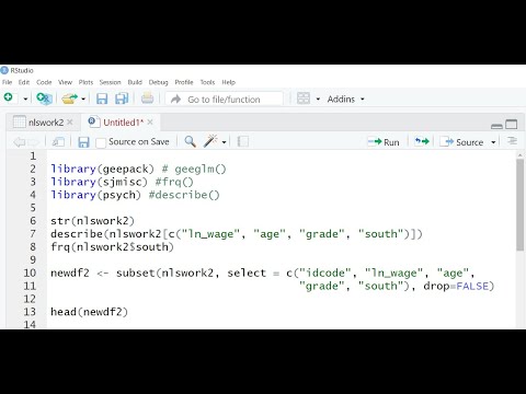 Modeling continuous longitudinal data using Generalized Estimating Equations (GEE) in RStudio