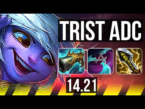 TRISTANA & Rell vs KOG'MAW & Poppy (ADC) | 13/2/5, Legendary | KR Diamond | 14.21