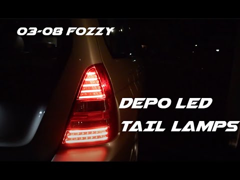 2003-2008 Subaru Forester DEPO LED Tail Lamps (Unboxing/Install)