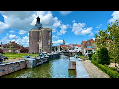 🇳🇱 Enkhuizen in Nordholland / Stadtrundgang 4K Video
