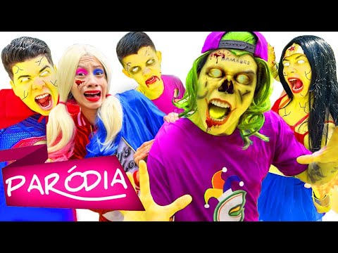 CORINGA & ARLEQUINA - VIRAMOS ZUMBIS (FILME COMPLETO)