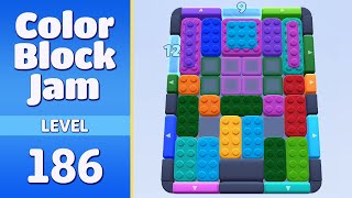 Color Block Jam Level 186 | Every Puzzle Solved! 🎯