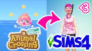 🏝️ANIMAL CROSSING VILLAGER IN THE SIMS 4!💚 (Let's Create-A-Sim in the Sims 4)
