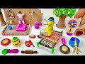 DIY How To Make Polymer Clay Miniature Village House Washroom Set Kitchen Set Tree Charpai