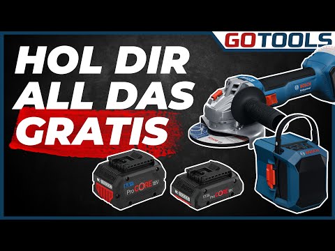 Bosch Professional PRODEALS – the best deals ever! Up to 10 batteries FREE