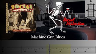 Machine Guns Blues - Social Distortion // Guitar Cover + Tabs Tutorial