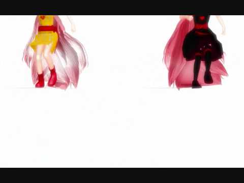 MMD  Tikal and Dark Tikal Bad Apple