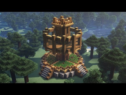 Dan Emerald - Minecraft - How to build a Survival Tower Farm House (Easy Tutorial)