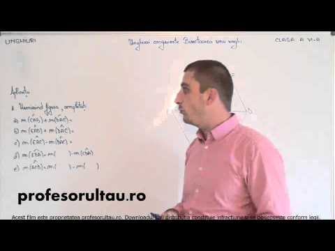 40   Unghiuri   unghiuri congruente bisectoarea unui unghi   partea 2