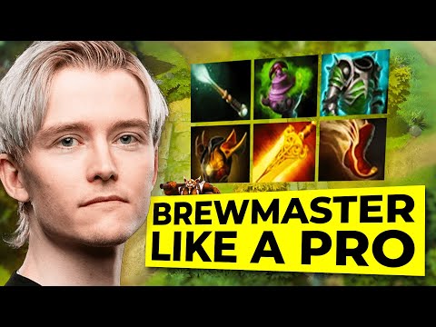 How A Pro Plays BREWMASTER OFFLANE!
